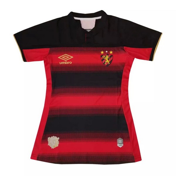 Camiseta Recife 1ª Kit Mujer 2020 2021 Rojo Negro